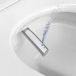   Duravit SensoWash Starck f Pro Miska myjąca bezrantowa wisząca 57,5x37,8 z deską wolnoopadającą biała 650002012004300 W MAGAZYNIE!!