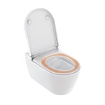   Duravit SensoWash Starck f Pro Miska myjąca bezrantowa wisząca 57,5x37,8 z deską wolnoopadającą biała 650002012004300 W MAGAZYNIE!!