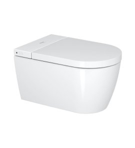   Duravit SensoWash Starck f Pro Miska myjąca bezrantowa wisząca 57,5x37,8 z deską wolnoopadającą biała 650002012004300 W MAGAZYNIE!!