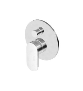 Zucchetti Octo X Bateria wannowo-natryskowa podtynkowa - element zewnętrzny Brushed stainless Steel ZOX775.X