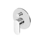 Zucchetti Octo X Bateria wannowo-natryskowa podtynkowa - element zewnętrzny Brushed stainless Steel ZOX775.X