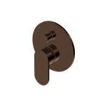 Zucchetti Octo X Bateria wannowo-natryskowa podtynkowa - element zewnętrzny Brushed Chocolate PVD ZOX775.XP21