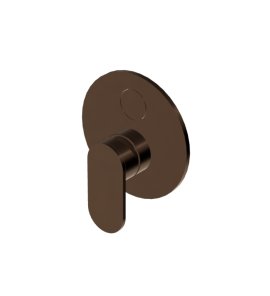 Zucchetti Octo X Bateria wannowo-natryskowa podtynkowa - element zewnętrzny Brushed Chocolate PVD ZOX776.XP21