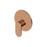 Zucchetti Octo X Bateria wannowo-natryskowa podtynkowa - element zewnętrzny Brushed Copper PVD ZOX776.XP91