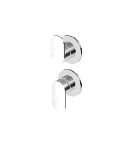 Zucchetti Octo X Bateria wannowo-natryskowa podtynkowa 2-drożna - element zewnętrzny Brushed stainless Steel ZOX778.X