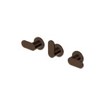 Zucchetti Octo X Bateria wannowo-natryskowa podtynkowa 2-drożna - element zewnętrzny Brushed Chocolate PVD ZOX5695.XP21
