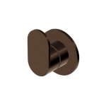 Zucchetti Octo X Zawór/przełącznik 2-drożny podtynkowy - element zewnętrzny Brushed Chocolate PVD Z94637.XP21
