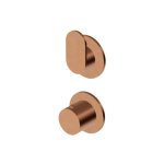 Zucchetti Octo X Bateria termostatyczna natryskowa podtynkowa - element zewnętrzny Brushed Copper PVD ZOX801.XP91