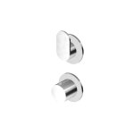 Zucchetti Octo X Bateria termostatyczna natryskowa podtynkowa 2-otworowa 2-drożna - element zewnętrzny Brushed stainless Steel ZOX806.X