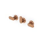 Zucchetti Octo X Bateria wannowo-natryskowa podtynkowa 2-drożna - element zewnętrzny Brushed Copper PVD ZOX5695.XP91