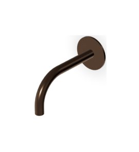 Zucchetti Octo X Wylewka ścienna 175 mm Brushed Chocolate PVD Z92254.XP21