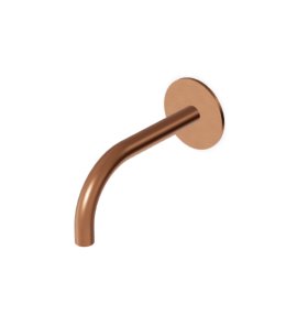 Zucchetti Octo X Wylewka ścienna 175 mm Brushed Copper PVD Z92254.XP91