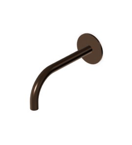 Zucchetti Octo X Wylewka ścienna 205 mm Brushed Chocolate PVD Z92255.XP21