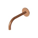 Zucchetti Octo X Wylewka ścienna 205 mm Brushed Copper PVD Z92255.XP91