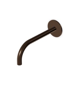 Zucchetti Octo X Wylewka ścienna 230 mm Brushed Chocolate PVD Z92256.XP21