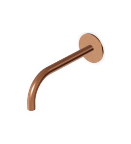Zucchetti Octo X Wylewka ścienna 230 mm Brushed Copper PVD Z92256.XP91
