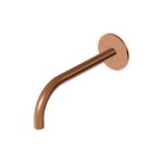 Zucchetti Octo X Wylewka ścienna 230 mm Brushed Copper PVD Z92256.XP91