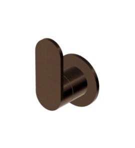 Zucchetti Octo X Zawór/przełącznik 2-drożny podtynkowy - element zewnętrzny Brushed Chocolate PVD Z94636.XP21