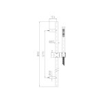 Zucchetti Zestaw prysznicowy Brushed stainless Steel Z95218.X