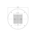 Zucchetti Octo X Deszczownica sufitowa okrągła Ø 600 mm Brushed Chocolate PVD Z94281.XP21