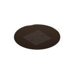 Zucchetti Octo X Deszczownica sufitowa okrągła Ø 600 mm Brushed Chocolate PVD Z94281.XP21