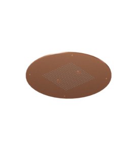 Zucchetti Octo X Deszczownica sufitowa okrągła Ø 600 mm Brushed Copper PVD Z94281.XP91