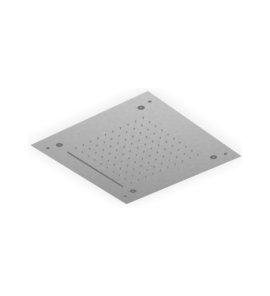 Zucchetti Octo X Deszczownica sufitowa kwadratowa 430x430 mm Brushed stainless Steel Z94293.X