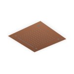 Zucchetti Octo X Deszczownica sufitowa kwadratowa 430x430 mm Brushed Copper PVD Z94293.XP91