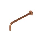 Zucchetti Octo X Ramię natryskowe ścienne 350 mm Brushed Copper PVD Z93230.XP91