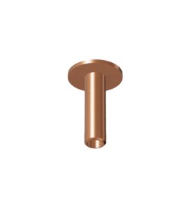 Zucchetti Octo X Ramię natryskowe sufitowe 100 mm Brushed Copper PVD Z93232.XP91