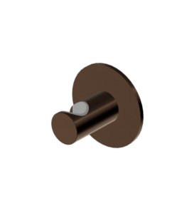 Zucchetti Octo X Uchwyt ścienny na słuchawkę Brushed Chocolate PVD Z93818.XP21
