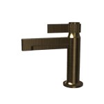 Graff Pantheon Bateria umywalkowa jednouchwytowa bez korka Vintage Brushed Brass E-12100P-LM71-VBB