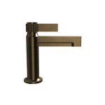 Graff Pantheon Bateria umywalkowa jednouchwytowa bez korka Vintage Brushed Brass E-12100P-LM71-VBB
