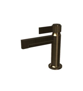 Graff Pantheon Bateria umywalkowa jednouchwytowa bez korka Vintage Brushed Brass E-12100P-LM71-VBB