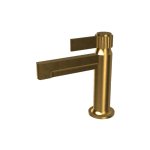 Graff Pantheon Bateria umywalkowa jednouchwytowa bez korka Brushed Brass PVD E-12100P-LM71-BB