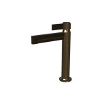 Graff Pantheon Bateria umywalkowa wysoka jednouchwytowa bez korka Vintage Brushed Brass E-12105F-LM71-VBB