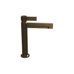 Graff Pantheon Bateria umywalkowa wysoka jednouchwytowa bez korka Vintage Brushed Brass E-12105F-LM71-VBB