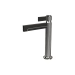 Graff Pantheon Bateria umywalkowa wysoka jednouchwytowa bez korka Polish Nickel PVD E-12105F-LM71-PNP