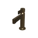 Graff Pantheon Bateria umywalkowa jednouchwytowa bez korka Vintage Brushed Brass E-12100F-LM71-VBB
