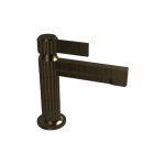 Graff Pantheon Bateria umywalkowa jednouchwytowa bez korka Vintage Brushed Brass E-12100F-LM71-VBB