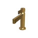 Graff Pantheon Bateria umywalkowa jednouchwytowa bez korka Brushed Brass PVD E-12100F-LM71-BB