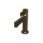 Graff Pantheon Bateria umywalkowa jednouchwytowa bez korka Vintage Brushed Brass E-12100F-LM72-VBB