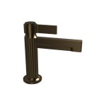 Graff Pantheon Bateria umywalkowa jednouchwytowa bez korka Vintage Brushed Brass E-12100F-LM72-VBB
