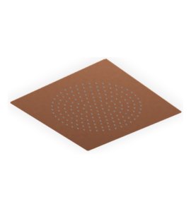 Zucchetti Octo X Deszczownia sufitowa 350x350 mm Brushed Copper PVD Z94163.XP91