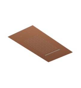 Zucchetti Octo X Deszczownica sufitowa 600x300 mm Brushed Copper PVD Z94298.XP91