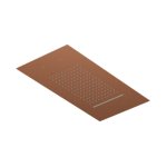 Zucchetti Octo X Deszczownica sufitowa 600x300 mm Brushed Copper PVD Z94298.XP91