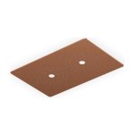 Zucchetti Octo X Deszczownica sufitowa 370x240 mm ze światłem LED Brushed Copper PVD Z94147.XP91