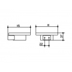 Keuco Plan Mydelniczka, Aluminium/chrom 14955179000