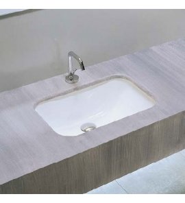 Artceram Nettuno Umywalka podblatowa 55x37,5 cm Biała NTL00101;00