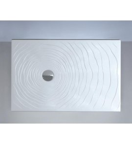 Flaminia Water Drop Brodzik ceramiczny 80x120 cm Biały DR120